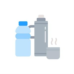 PLASTICS BOTTLES & THERMOSTEEL 