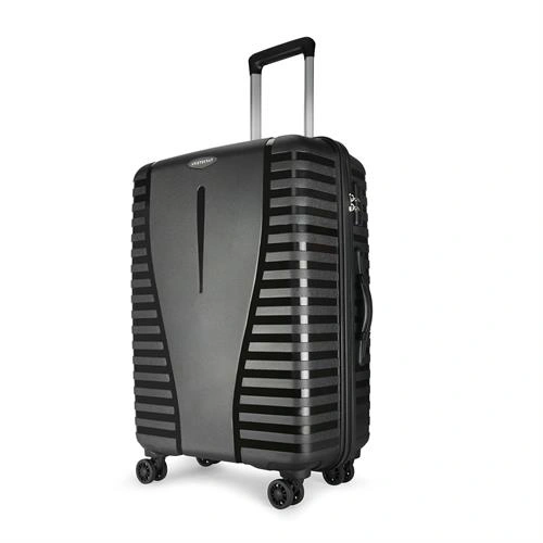 Aristocrat Airpro  8 Wheels Suitcase,Trolley Bag- Black