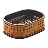 NAKODA GEM SOAP DISH CASE- BROWN  1PC