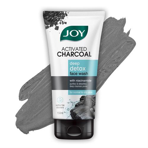 JOY ACTIVATED CHARCOAL FACE WASH 150 ML