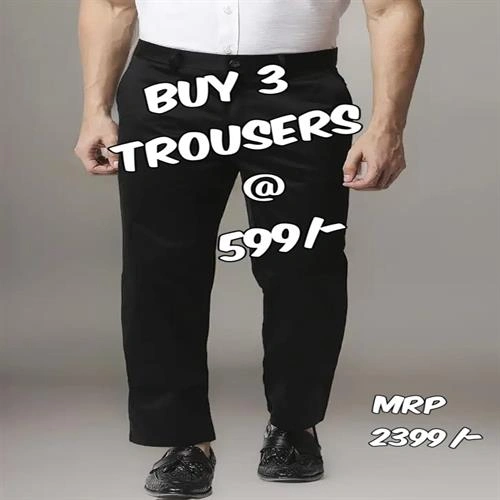 PACK OF 3 MENS TROUSER - 34
