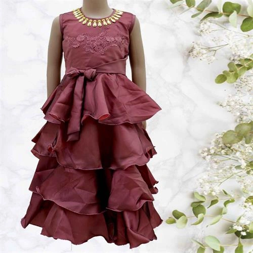 CREATION GIRLS FROCK ROSEWOOD- 28
