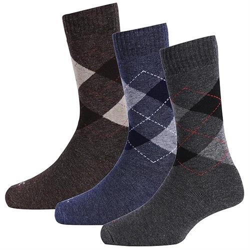 SPORT 3-PAIR ANKLE SOCKS BLACK