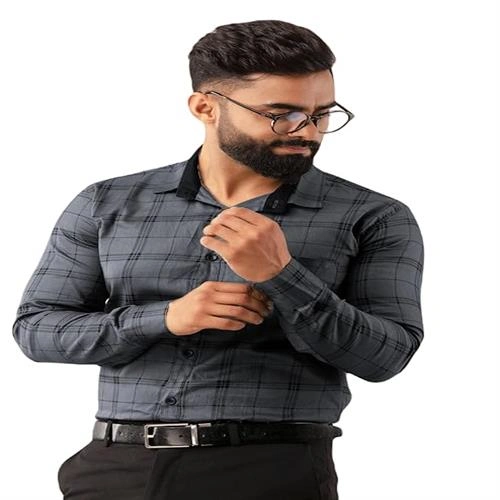 ZOOM MARK SHIRT/BROWN-L