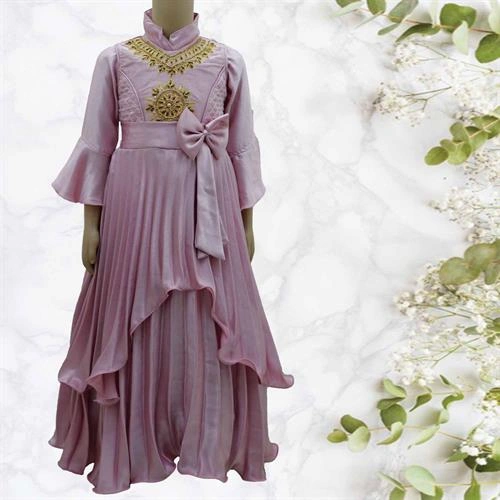 CREATION GIRLS FROCK PINK- 28