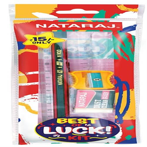 NATARAJ BEST OF LUCK KIT 4 IN 1
