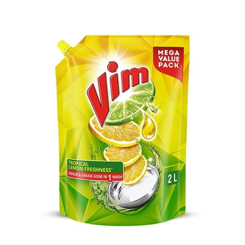 VIM DROP LIQUID LEMON POUCH 2LTR