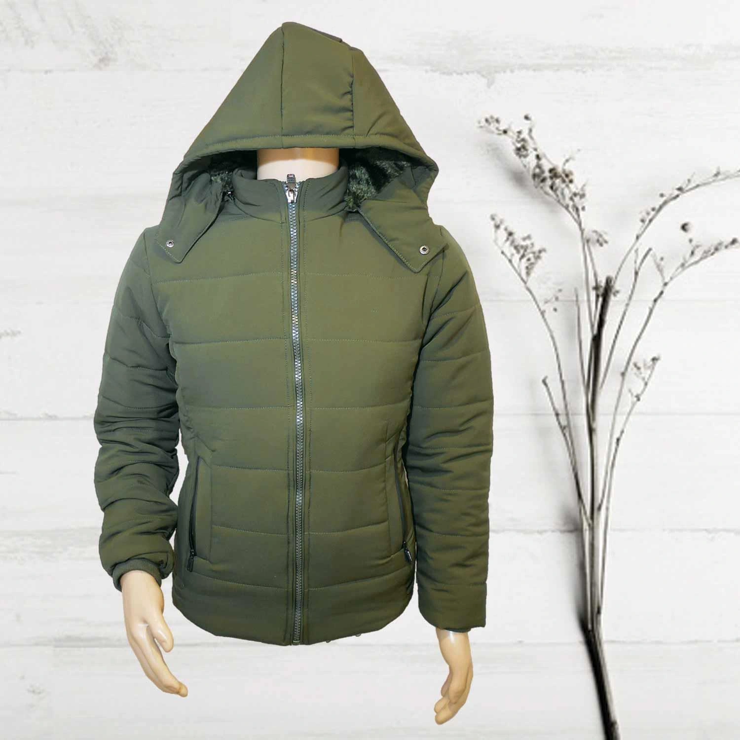 MENS JACKET LVS 8 GREEN SIZE-L