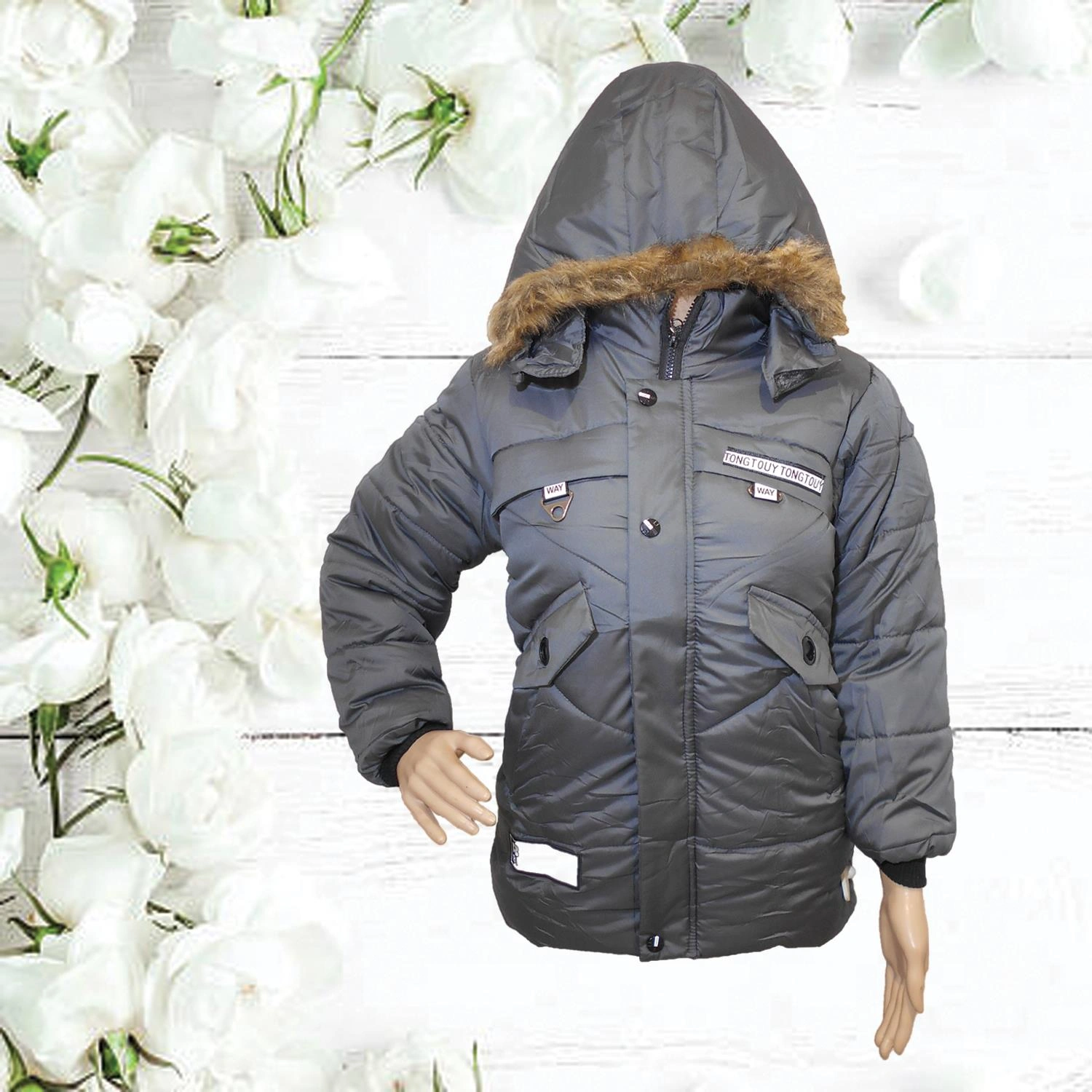 LADIES JACKET GULSON KIDOKIO GREY SIZE-XL