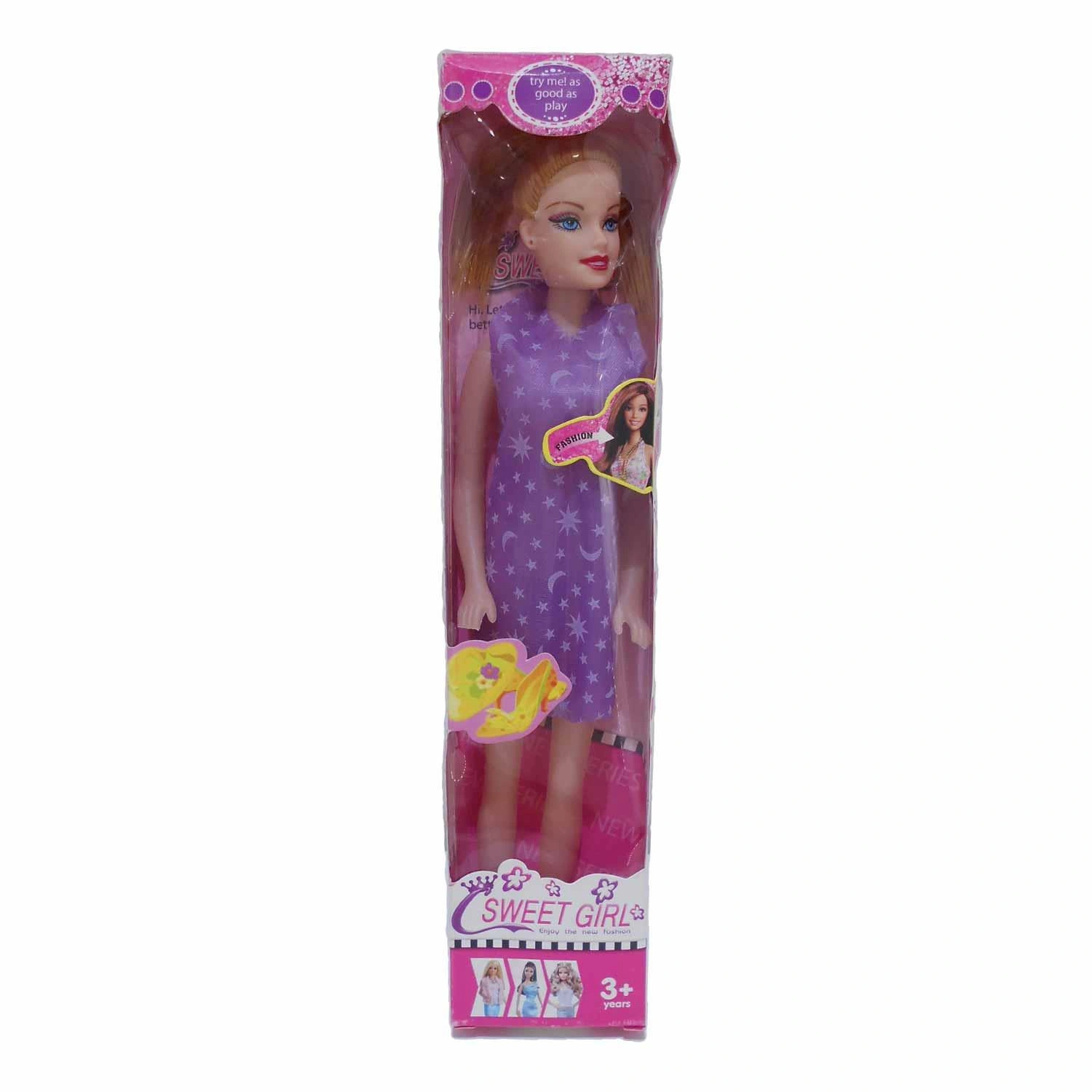 SWEET GIRL BARBIE DOLL (PURPLE)