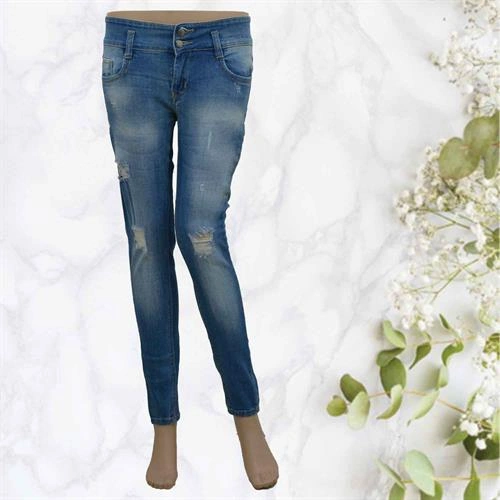 TBI WOMEN RUGGED JEANS BLUE - 28
