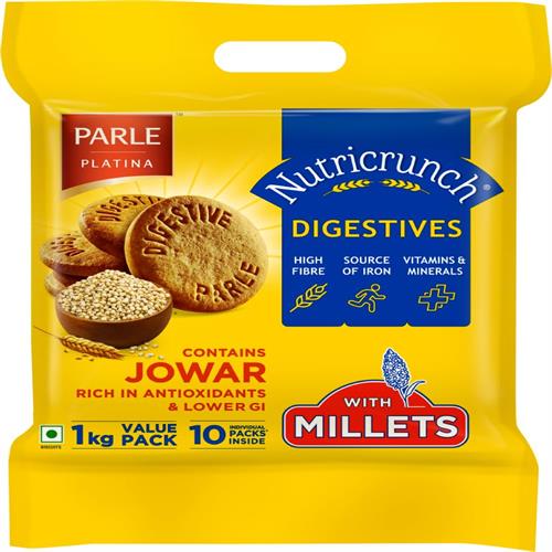 PARLE NUTRICRUNCH DIG MARIE BISCUITS 1 KG