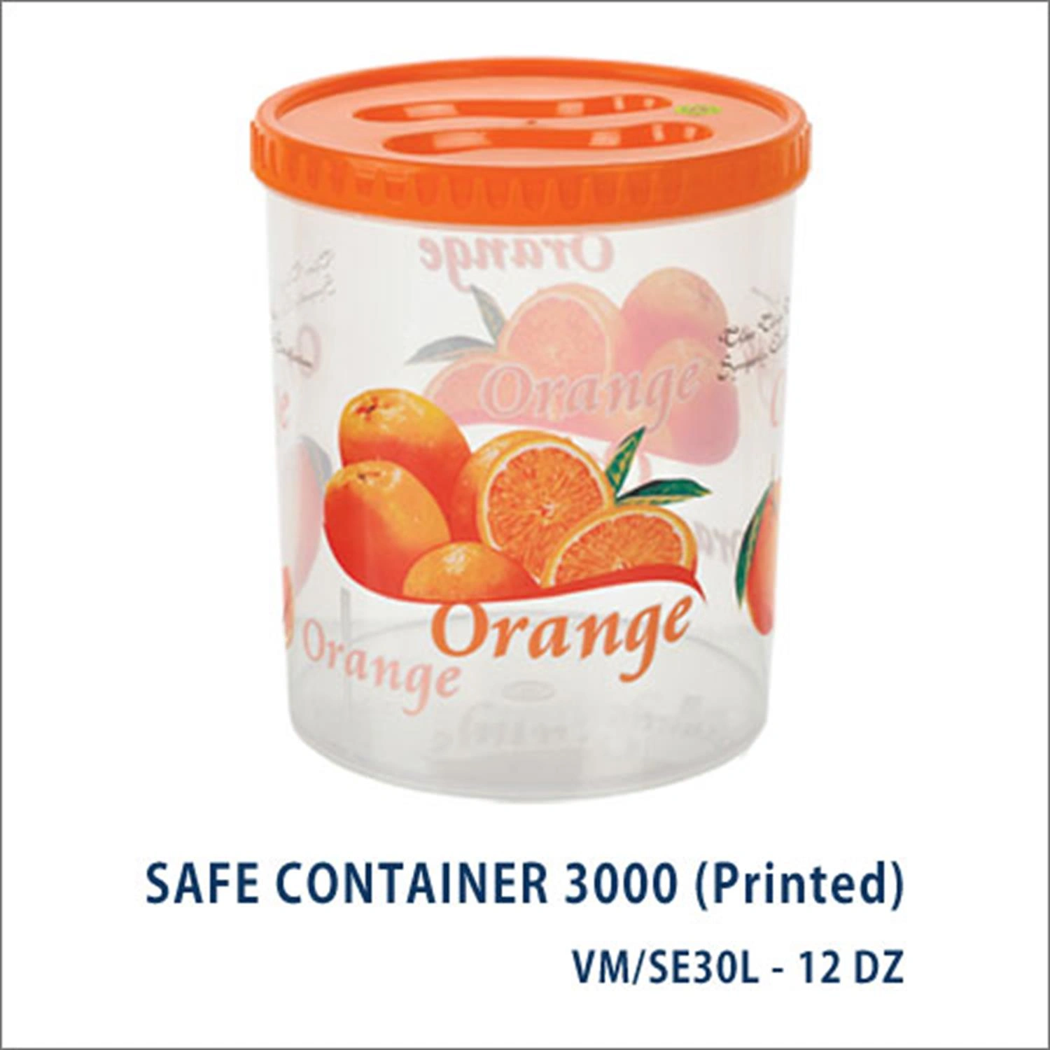 BHAWANI CONTAINER 3000 (ORANGE) 1PC