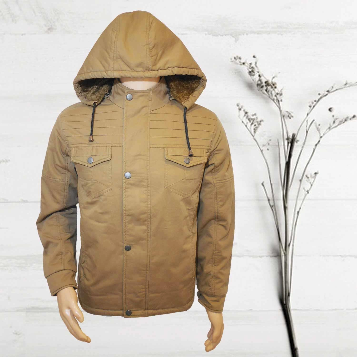 MENS JACKET BABA 2 KHAKHI SIZE-XL