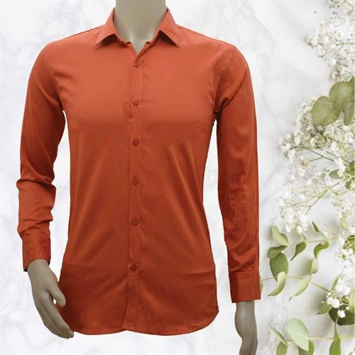 DELTA CASUAL SHIRT ORANGE- XL