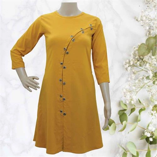 MISFIT LONG TOP - MUSTARD - FREE SIZE 