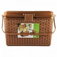 NAKODA ROYAL BASKET MINI- BROWN