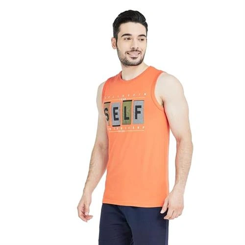 INFUSE MANS T-SHIRT ORANGE SIZE-L