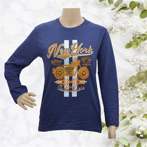 LAVANYA T-SHIRT NAVY BLUE - L
