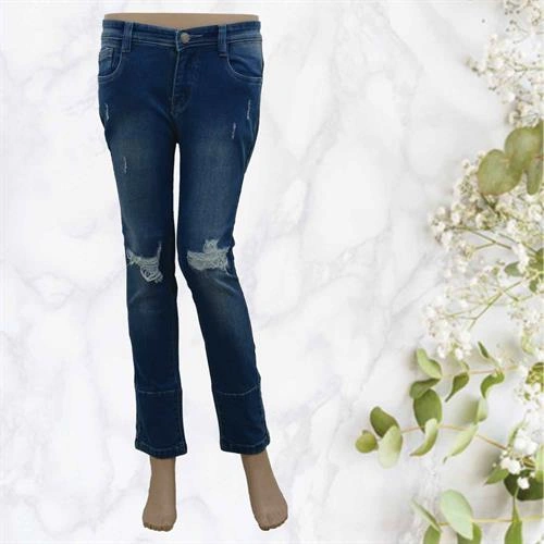 INCLUDE WOMEN RUGGED JEANS BLUE - 28