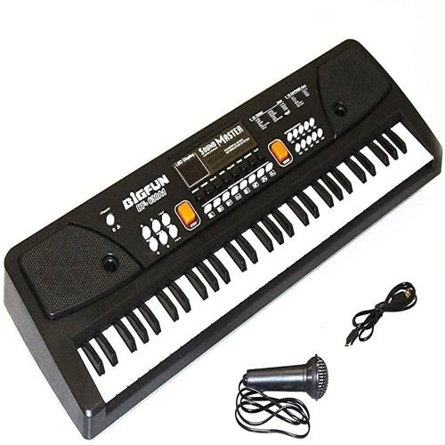 Big Fun Digital Electronic Piano Keyboard with Led Display & Microphone
