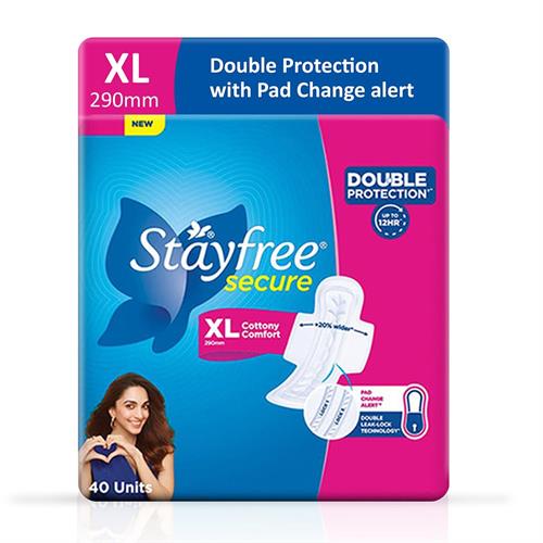 STAYFREE SECURE COTTONY EXTRA LARGE-40PAD
