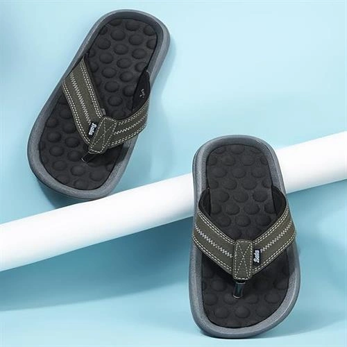 BATA MENS SLIPPER GREY SIZE-10