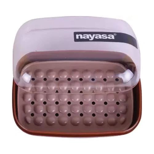 NAYASA BUBBLE SOAP CASE BROWN 1PCS