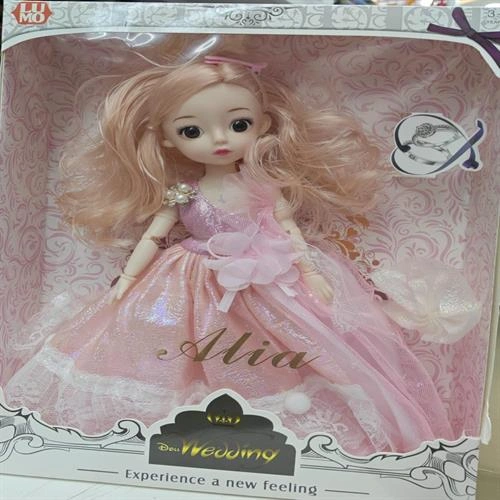 BEAUTIFUL WEDDING DRESS DOLL-PINK 
