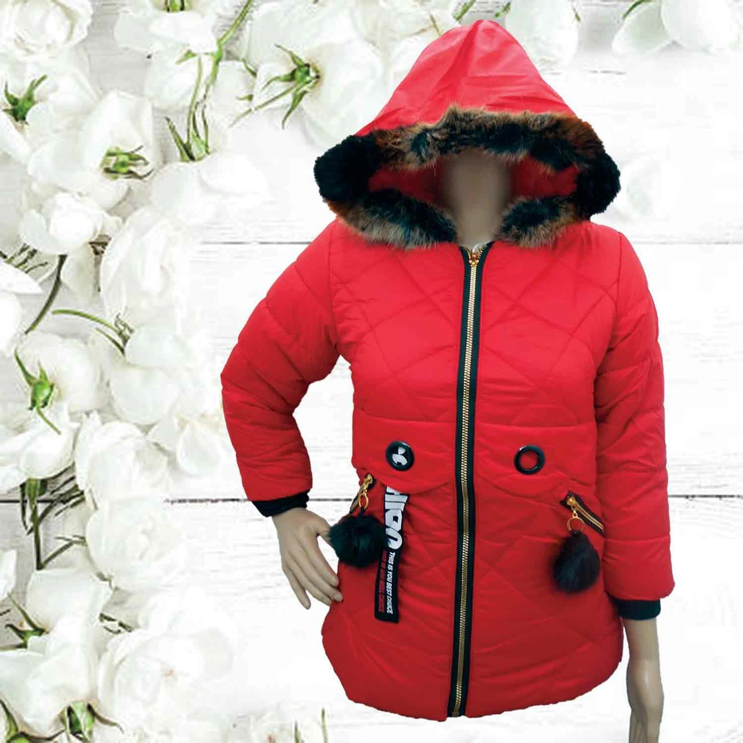 LADIES JACKET-68 GULSON RED SIZE-L