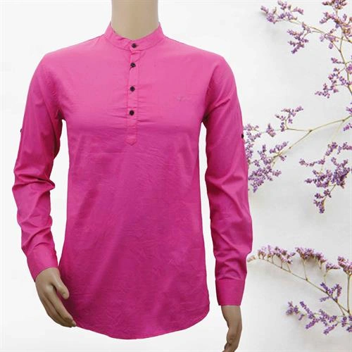 KLINE SHORT KURTA PINK - M