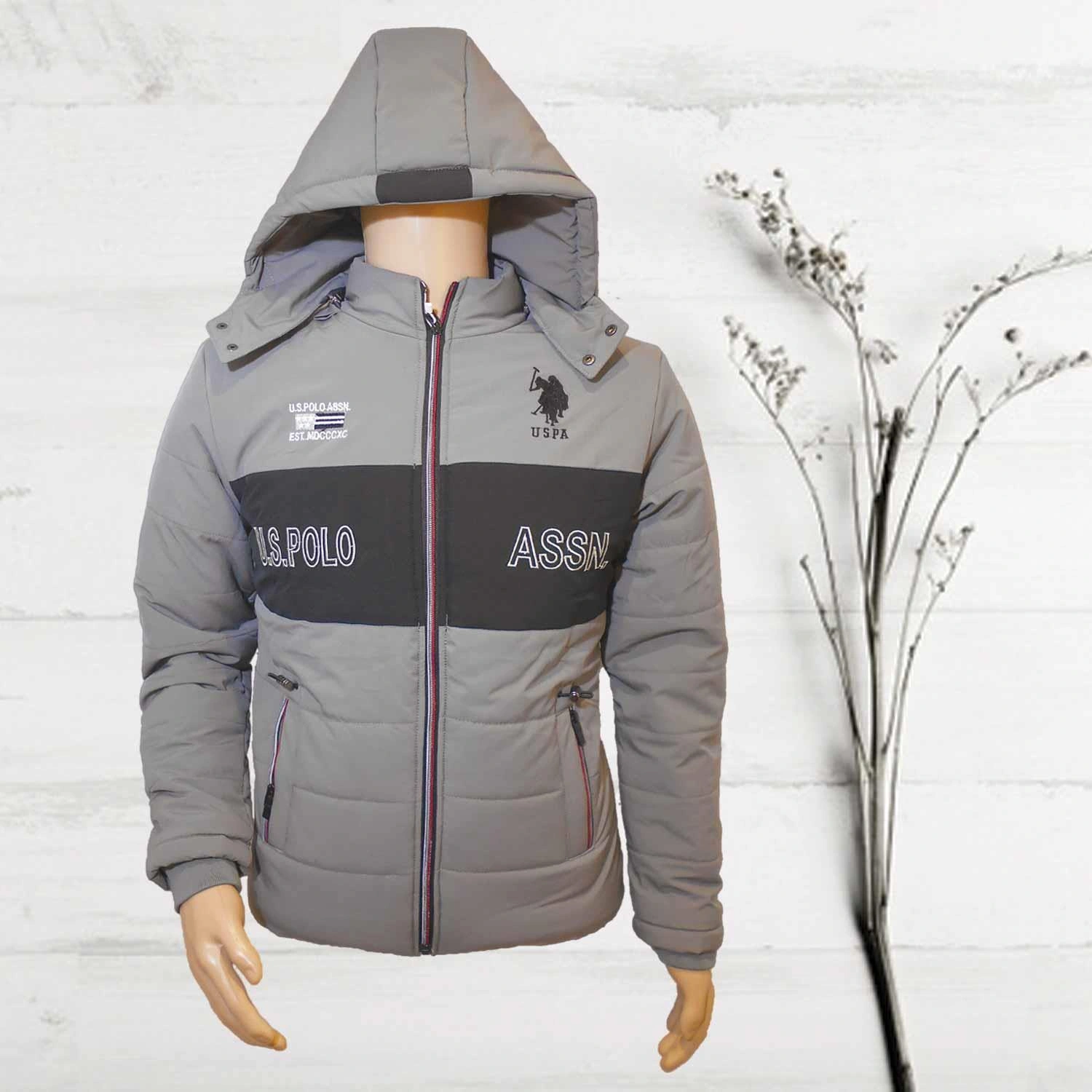 MENS JACKET ASSIN 5 GREY SIZE-M