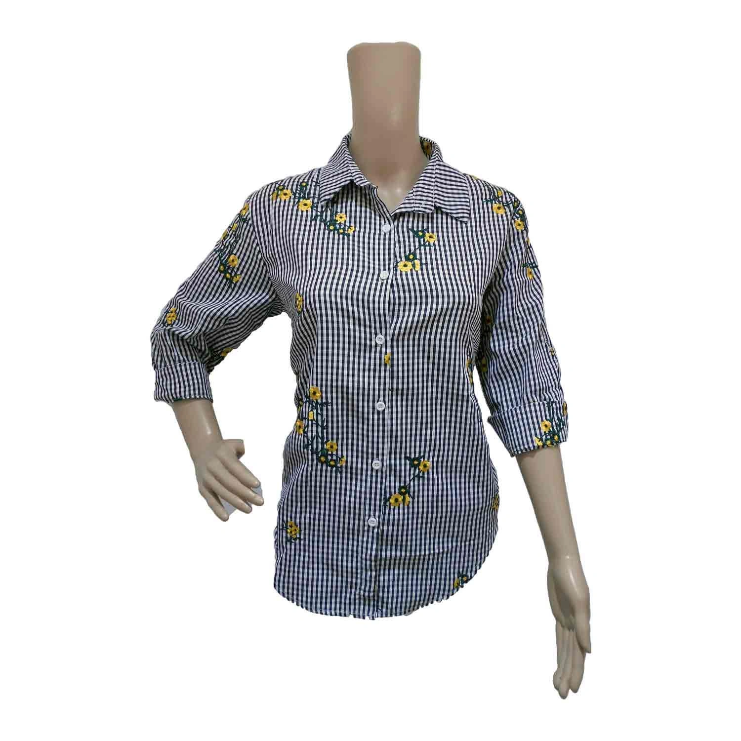 SHIRT 9188 BLACK-WHITE SIZE-M