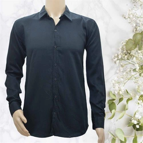 DELTA CASUAL SHIRT BLACK- XL
