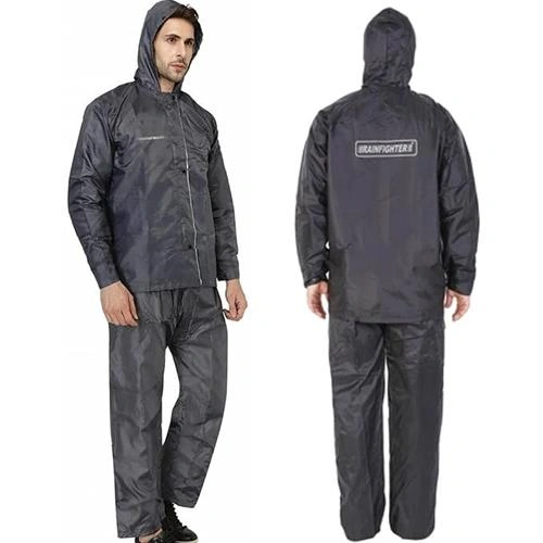 MEN RAINFIGHTER RAINCOAT- BLACK XXL