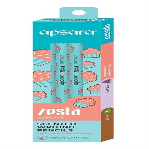 APSARA PENCIL 6 PCS SET WITH CAP