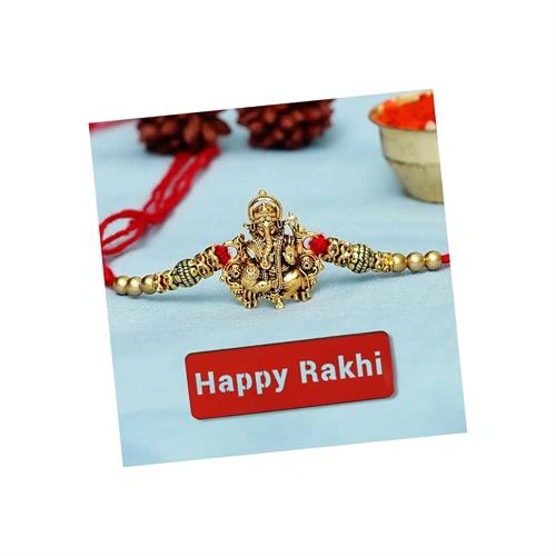AURUM GANESHA RAKHI
