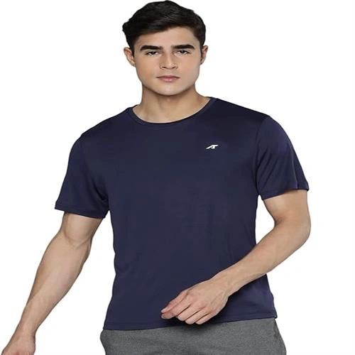 V CREATION MENS T-SHIRT NAVY BLUE-M